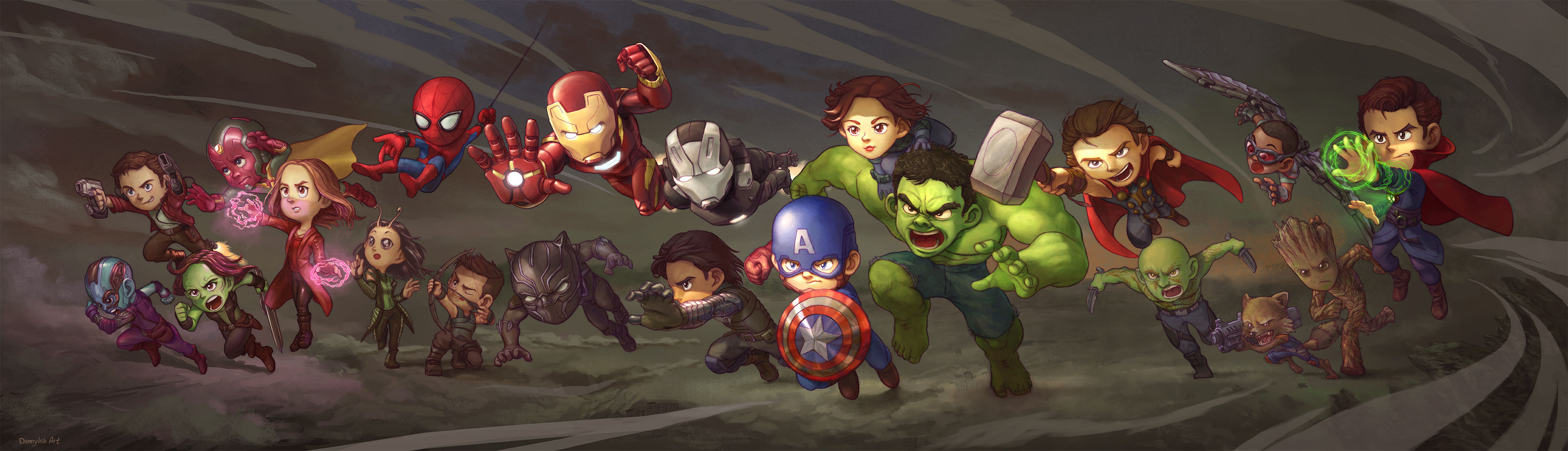 Avengers: Infinity War Illustration