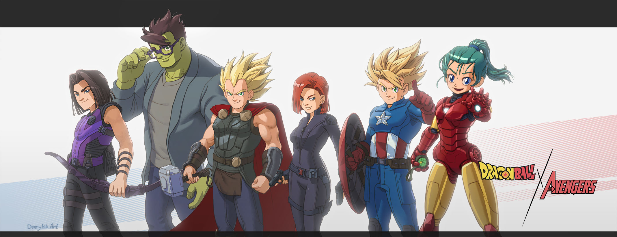Dragon Ball x Avengers Illustration
