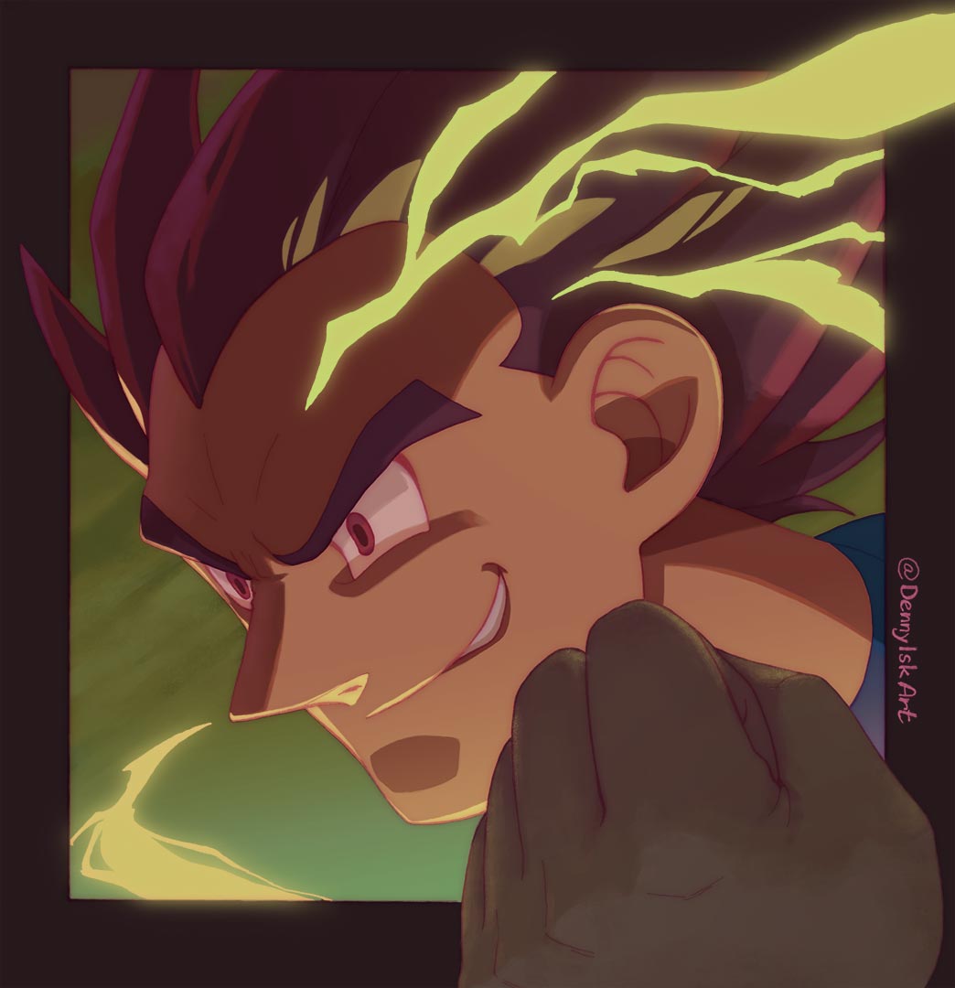 Everything Goes According to Vegeta's Plan Illustration